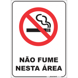Não Fume Nesta Área