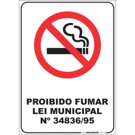 Proibido Fumar Lei Municipal