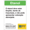 Adesivo Obrigatório ANP Etanol