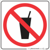 Adesivo Proibido Entrar Com Bebida
